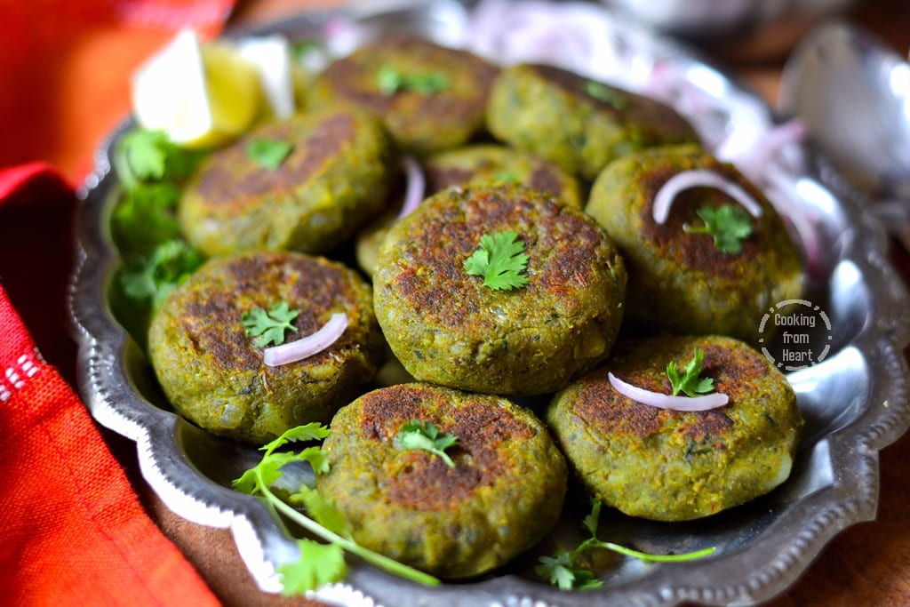 Mint Scented Hara Bhara Kebab 