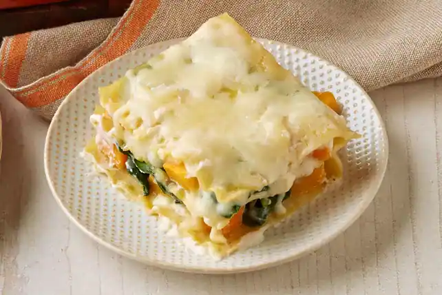  Spinach & Corn Lasagne